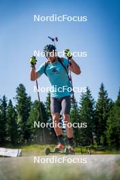 31.07.2024, Lavaze, Italy (ITA): Emilien Claude (FRA) - Biathlon summer training, Lavaze (ITA). www.nordicfocus.com. © Barbieri/NordicFocus. Every downloaded picture is fee-liable.