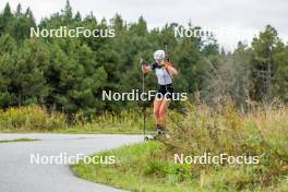 20.09.2024, Font-Romeu, France (FRA): Maya Cloetens (BEL) - Biathlon summer training, Font-Romeu (FRA). www.nordicfocus.com. © Authamayou/NordicFocus. Every downloaded picture is fee-liable.