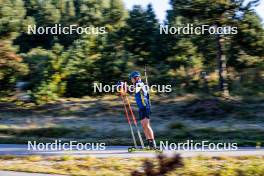 05.09.2024, Font-Romeu, France (FRA): Malte Stefansson (SWE) - Biathlon summer training, Font-Romeu (FRA). www.nordicfocus.com. © Authamayou/NordicFocus. Every downloaded picture is fee-liable.