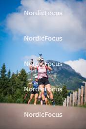 06.08.2024, Lavaze, Italy (ITA): Lisa Osl (AUT) - Biathlon summer training, Lavaze (ITA). www.nordicfocus.com. © Barbieri/NordicFocus. Every downloaded picture is fee-liable.