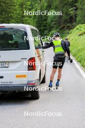 27.06.2024, Juf, Switzerland (SUI): Sebastian Stalder (SUI) - Biathlon summer training, Juf (SUI). www.nordicfocus.com. © Manzoni/NordicFocus. Every downloaded picture is fee-liable.