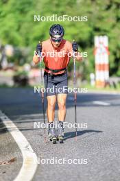 27.06.2024, Juf, Switzerland (SUI): Joscha Burkhalter (SUI) - Biathlon summer training, Juf (SUI). www.nordicfocus.com. © Manzoni/NordicFocus. Every downloaded picture is fee-liable.