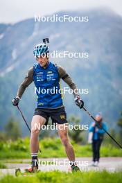 15.06.2024, Lavaze, Italy (ITA): Anton Ivarsson (SWE) - Biathlon summer training, Lavaze (ITA). www.nordicfocus.com. © Barbieri/NordicFocus. Every downloaded picture is fee-liable.