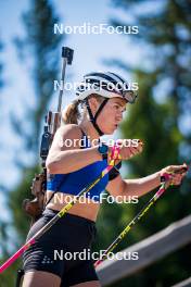 28.06.2024, Lavaze, Italy (ITA): Juni Arnekleiv (NOR) - Biathlon summer training, Lavaze (ITA). www.nordicfocus.com. © Barbieri/NordicFocus. Every downloaded picture is fee-liable.