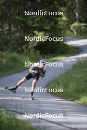 18.06.2024, Correncon-en-Vercors, France (FRA): Oscar Lombardot (FRA) - Biathlon summer training, Correncon-en-Vercors (FRA). www.nordicfocus.com. © Joly/NordicFocus. Every downloaded picture is fee-liable.