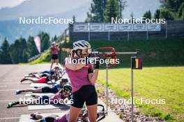 31.07.2024, Lavaze, Italy (ITA): Lisa Osl (AUT) - Biathlon summer training, Lavaze (ITA). www.nordicfocus.com. © Barbieri/NordicFocus. Every downloaded picture is fee-liable.