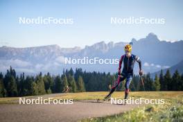 22.10.2024, Lavaze, Italy (ITA): Johannes Thingnes Boe (NOR) - Biathlon summer training, Lavaze (ITA). www.nordicfocus.com. © Vanzetta/NordicFocus. Every downloaded picture is fee-liable.