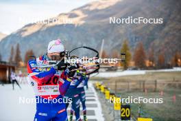 09.11.2024, Bessans, France (FRA): Emilien Claude (FRA) - Biathlon summer training, Bessans (FRA). www.nordicfocus.com. © Authamayou/NordicFocus. Every downloaded picture is fee-liable.