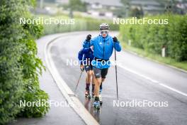 26.08.2024, Martell, Italy (ITA): Elia Zeni (ITA) - Biathlon summer training, Martell (ITA). www.nordicfocus.com. © Vanzetta/NordicFocus. Every downloaded picture is fee-liable.