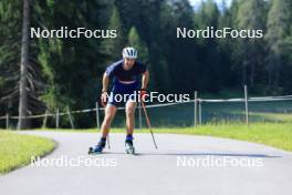 18.07.2024, Lenzerheide, Switzerland (SUI): Nikolas Burkhart (USA) - Biathlon summer training, Lenzerheide (SUI). www.nordicfocus.com. © Manzoni/NordicFocus. Every downloaded picture is fee-liable.