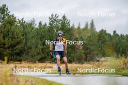 20.09.2024, Font-Romeu, France (FRA): Marek Mackels (BEL) - Biathlon summer training, Font-Romeu (FRA). www.nordicfocus.com. © Authamayou/NordicFocus. Every downloaded picture is fee-liable.