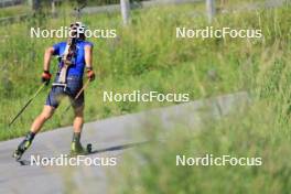 18.07.2024, Lenzerheide, Switzerland (SUI): Vaclav Cervenka (USA) - Biathlon summer training, Lenzerheide (SUI). www.nordicfocus.com. © Manzoni/NordicFocus. Every downloaded picture is fee-liable.