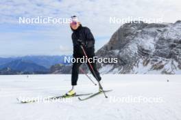 14.10.2024, Ramsau am Dachstein, Austria (AUT): Lou Jeanmonnot (FRA) - Biathlon summer training, Dachsteinglacier, Ramsau am Dachstein (AUT). www.nordicfocus.com. © Manzoni/NordicFocus. Every downloaded picture is fee-liable.