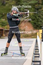 13.10.2024, Ramsau am Dachstein, Austria (AUT): Joscha Burkhalter (SUI) - Biathlon summer training, Ramsau am Dachstein (AUT). www.nordicfocus.com. © Manzoni/NordicFocus. Every downloaded picture is fee-liable.