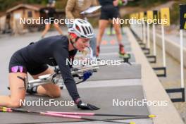 13.10.2024, Ramsau am Dachstein, Austria (AUT): Amy Baserga (SUI) - Biathlon summer training, Ramsau am Dachstein (AUT). www.nordicfocus.com. © Manzoni/NordicFocus. Every downloaded picture is fee-liable.