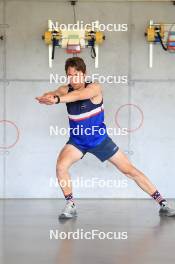 18.07.2024, Lenzerheide, Switzerland (SUI): Bjorn Westervelt (USA) - Biathlon summer training, Lenzerheide (SUI). www.nordicfocus.com. © Manzoni/NordicFocus. Every downloaded picture is fee-liable.