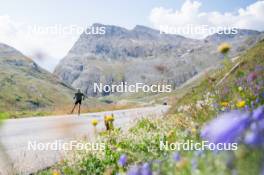 28.08.2024, Bessans, France (FRA): Eric Perrot - Biathlon summer training, Bessans (FRA). www.nordicfocus.com. © Authamayou/NordicFocus. Every downloaded picture is fee-liable.