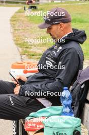 05.09.2024, Lenzerheide, Switzerland (SUI): Siegfried Mazet (FRA) coach team Norway - Biathlon summer training, Lenzerheide (SUI). www.nordicfocus.com. © Manzoni/NordicFocus. Every downloaded picture is fee-liable.