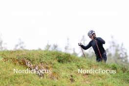 10.09.2024, Lenzerheide, Switzerland (SUI): Niklas Hartweg (SUI) - Biathlon summer training, Lenzerheide (SUI). www.nordicfocus.com. © Manzoni/NordicFocus. Every downloaded picture is fee-liable.