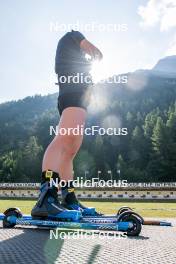 28.08.2024, Bessans, France (FRA): Sophie Chauveau (FRA) - Biathlon summer training, Bessans (FRA). www.nordicfocus.com. © Authamayou/NordicFocus. Every downloaded picture is fee-liable.