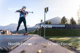 22.10.2024, Lavaze, Italy (ITA): Karoline Offigstad Knotten (NOR) - Biathlon summer training, Lavaze (ITA). www.nordicfocus.com. © Vanzetta/NordicFocus. Every downloaded picture is fee-liable.