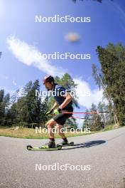 15.07.2024, Lenzerheide, Switzerland (SUI): Jeremy Finello (SUI) - Biathlon summer training, Lenzerheide (SUI). www.nordicfocus.com. © Manzoni/NordicFocus. Every downloaded picture is fee-liable.