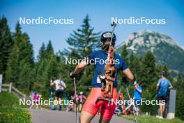 31.07.2024, Lavaze, Italy (ITA): Kristina Oberthaler (AUT) - Biathlon summer training, Lavaze (ITA). www.nordicfocus.com. © Barbieri/NordicFocus. Every downloaded picture is fee-liable.