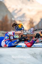 09.11.2024, Bessans, France (FRA): Julia Simon (FRA) - Biathlon summer training, Bessans (FRA). www.nordicfocus.com. © Authamayou/NordicFocus. Every downloaded picture is fee-liable.