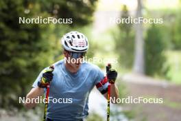 27.08.2024, Martell, Italy (ITA): Bionaz Didier (ITA) - Biathlon summer training, Martell (ITA). www.nordicfocus.com. © Vanzetta/NordicFocus. Every downloaded picture is fee-liable.