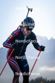 22.10.2024, Lavaze, Italy (ITA): Johannes Dale-Skjevdal (NOR) - Biathlon summer training, Lavaze (ITA). www.nordicfocus.com. © Vanzetta/NordicFocus. Every downloaded picture is fee-liable.