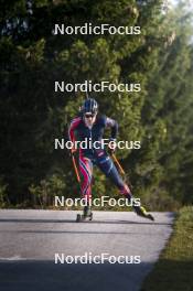 22.10.2024, Lavaze, Italy (ITA): Johannes Dale-Skjevdal (NOR) - Biathlon summer training, Lavaze (ITA). www.nordicfocus.com. © Vanzetta/NordicFocus. Every downloaded picture is fee-liable.