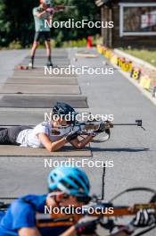 17.08.2024, Font-Romeu, France (FRA): Lou-Anne Dupont Ballet-Baz (FRA) - Biathlon summer training, Font-Romeu (FRA). www.nordicfocus.com. © Authamayou/NordicFocus. Every downloaded picture is fee-liable.