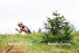 04.09.2024, Lenzerheide, Switzerland (SUI): Ingrid Landmark Tandrevold (NOR) - Biathlon summer training, Lenzerheide (SUI). www.nordicfocus.com. © Manzoni/NordicFocus. Every downloaded picture is fee-liable.