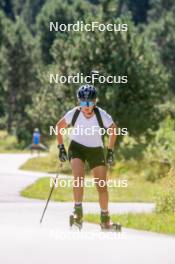 17.08.2024, Font-Romeu, France (FRA): Lou-Anne Dupont Ballet-Baz (FRA) - Biathlon summer training, Font-Romeu (FRA). www.nordicfocus.com. © Authamayou/NordicFocus. Every downloaded picture is fee-liable.