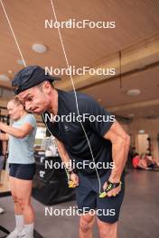 20.05.2024, Lenzerheide, Switzerland (SUI): Niklas Hartweg (SUI) - Biathlon summer training, Lenzerheide (SUI). www.nordicfocus.com. © Manzoni/NordicFocus. Every downloaded picture is fee-liable.