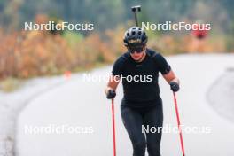 11.10.2024, Ramsau am Dachstein, Austria (AUT): Julia Simon (FRA) - Biathlon summer training, Dachsteinglacier, Ramsau am Dachstein (AUT). www.nordicfocus.com. © Manzoni/NordicFocus. Every downloaded picture is fee-liable.