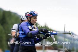 26.08.2024, Martell, Italy (ITA): Dorothea Wierer of Italy - Biathlon summer training, Martell (ITA). www.nordicfocus.com. © Vanzetta/NordicFocus. Every downloaded picture is fee-liable.