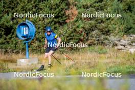 05.09.2024, Font-Romeu, France (FRA): Emil Nykvist (SWE) - Biathlon summer training, Font-Romeu (FRA). www.nordicfocus.com. © Authamayou/NordicFocus. Every downloaded picture is fee-liable.