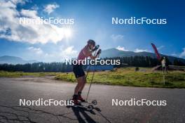 06.08.2024, Lavaze, Italy (ITA): Kristina Oberthaler (AUT) - Biathlon summer training, Lavaze (ITA). www.nordicfocus.com. © Barbieri/NordicFocus. Every downloaded picture is fee-liable.