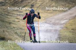 22.10.2024, Lavaze, Italy (ITA): Johannes Dale-Skjevdal (NOR) - Biathlon summer training, Lavaze (ITA). www.nordicfocus.com. © Vanzetta/NordicFocus. Every downloaded picture is fee-liable.