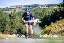 05.09.2024, Font-Romeu, France (FRA): Ella Halvarsson (SWE) - Biathlon summer training, Font-Romeu (FRA). www.nordicfocus.com. © Authamayou/NordicFocus. Every downloaded picture is fee-liable.