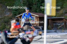 12.10.2024, Ramsau am Dachstein, Austria (AUT): Dmytro Pidruchnyi (UKR) - Biathlon summer training, Ramsau am Dachstein (AUT). www.nordicfocus.com. © Manzoni/NordicFocus. Every downloaded picture is fee-liable.