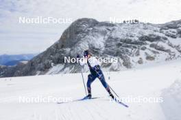 14.10.2024, Ramsau am Dachstein, Austria (AUT): Gilonne Guigonnat (FRA) - Biathlon summer training, Dachsteinglacier, Ramsau am Dachstein (AUT). www.nordicfocus.com. © Manzoni/NordicFocus. Every downloaded picture is fee-liable.