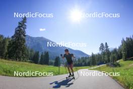 06.08.2024, Lenzerheide, Switzerland (SUI): Arnaud Du Pasquier (SUI) - Biathlon summer training, Lenzerheide (SUI). www.nordicfocus.com. © Manzoni/NordicFocus. Every downloaded picture is fee-liable.