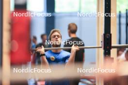 23.07.2024, Premanon, France (FRA): Antonin Guigonnat (FRA) - Biathlon summer training, Premanon (FRA). www.nordicfocus.com. © Manzoni/NordicFocus. Every downloaded picture is fee-liable.