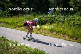 31.07.2024, Lavaze, Italy (ITA): Anna Andexer (AUT) - Biathlon summer training, Lavaze (ITA). www.nordicfocus.com. © Barbieri/NordicFocus. Every downloaded picture is fee-liable.