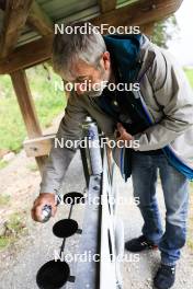 03.07.2024, Premanon, France (FRA): Jean-Pierre Amat (FRA), Olympic Champion and shooting coach Team France - Biathlon summer training, Premanon (FRA). www.nordicfocus.com. © Manzoni/NordicFocus. Every downloaded picture is fee-liable.