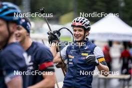 26.08.2024, Martell, Italy (ITA): Tommaso Giacomel (ITA) - Biathlon summer training, Martell (ITA). www.nordicfocus.com. © Vanzetta/NordicFocus. Every downloaded picture is fee-liable.