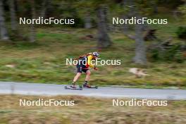 20.09.2024, Font-Romeu, France (FRA): Florent Claude (BEL) - Biathlon summer training, Font-Romeu (FRA). www.nordicfocus.com. © Authamayou/NordicFocus. Every downloaded picture is fee-liable.