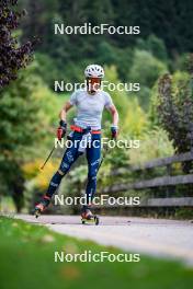 30.09.2024, Lavaze, Italy (ITA): Michela Carrara (ITA) - Biathlon summer training, Lavaze (ITA). www.nordicfocus.com. © Barbieri/NordicFocus. Every downloaded picture is fee-liable.